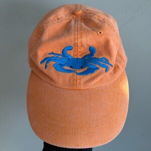 VTG Nancy Hammond Embroidered Crab Hat